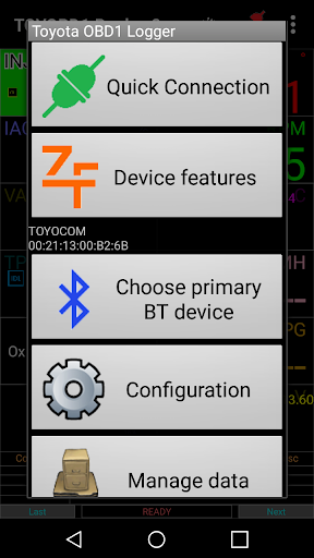 TOYOBD1 Screen 2