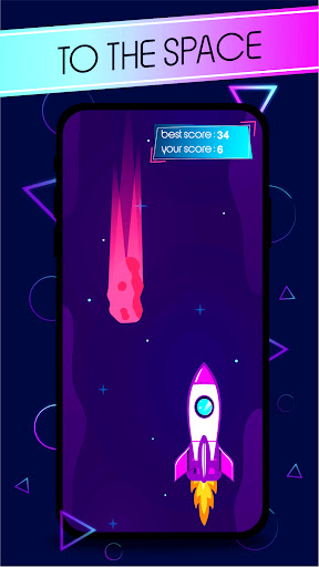 Android application to the space screenshort