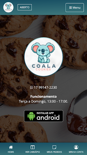 Android application Coala Cookies screenshort