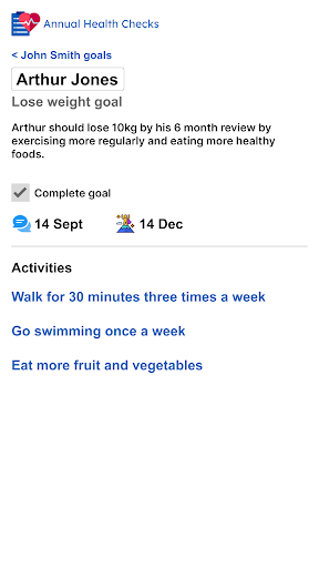 Annual Health Checks Companion