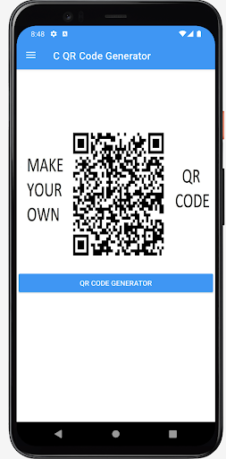Android application QR Code screenshort