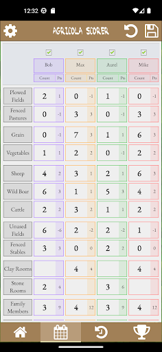 Android application Agricola Scorer screenshort