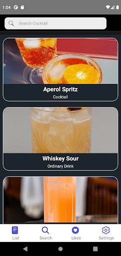 Cocktail - Drink Recipes Screen 2