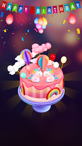 Captura de Pantalla 5 DIY Birthday Party Cake Maker android