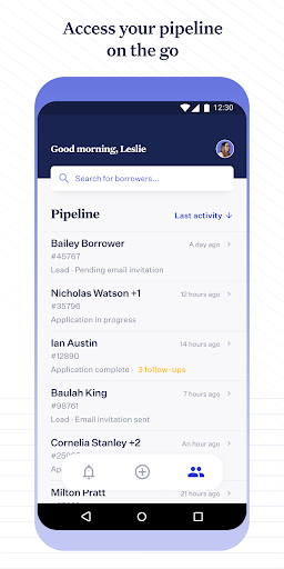 Blend Loan Officer Screen 2