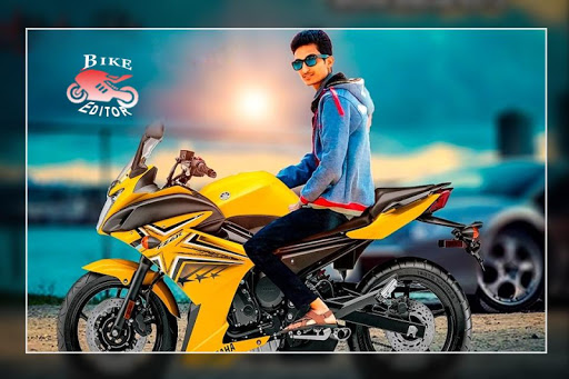 Android application Bike Photo Editor : Bike Rider screenshort