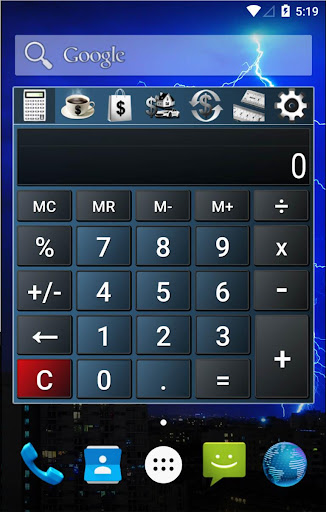 Android application Mad Calculator Widget (multi) screenshort