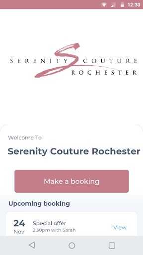 Android application Serenity Couture Rochester screenshort