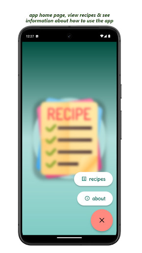 Android application My Recipes screenshort