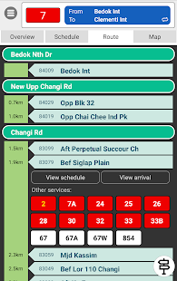 SingBUS: Next Bus Arrival Info Screenshot