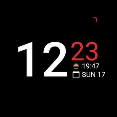 JHW Digital Plus Watch face
