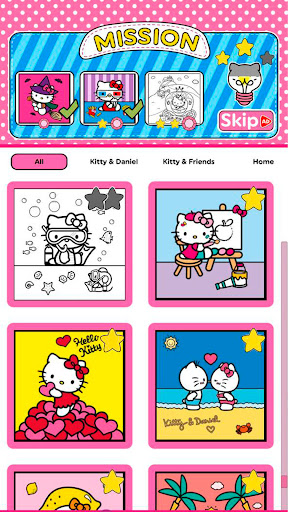 Jogo das Diferenças Grátis Online para Colorir - Jogo Hello Kitty