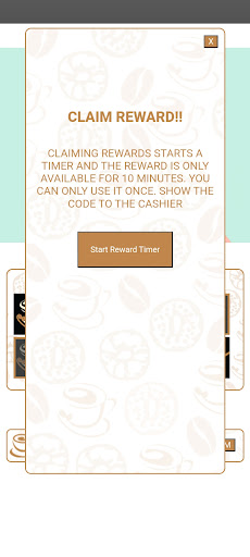 Bagel Bar Loyalty App Screen 2