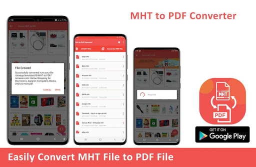 MHT-MHTML to Pdf Converter