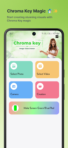 Android application Chroma key Image-Video Creator screenshort