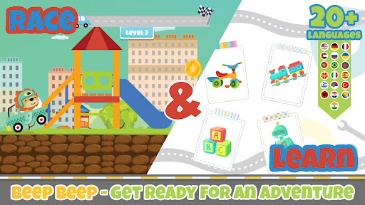 Android application Kids Cars Racing Game screenshort