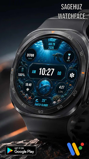 A137 Ocean Watchface screenshot 2