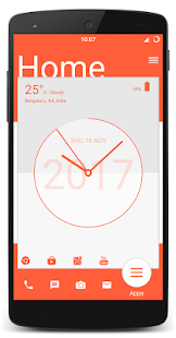 Analog Clock Launcher - App lock, Hide App 9.0 APK screenshots 6