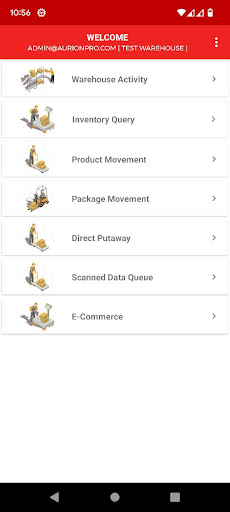 SCMProFit Demo WMS B2C Screen 2