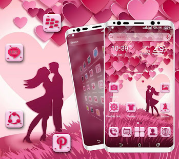 Heart Valentine Launcher Theme 3.0 APK screenshots 4