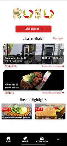 Android application OSES ROSO screenshort