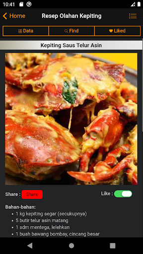 Resep Olahan Kepiting Screen 3