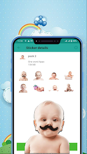 Cute Baby Sticker for WhatsApp