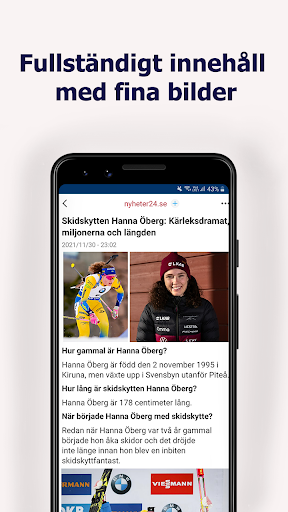 Svenska Nyheter - Swedish News Screen 3