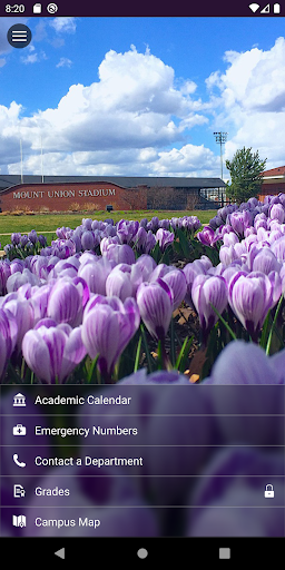 Android application Mount Union screenshort