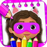 Gaby's Coloring Dollhouse Game