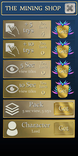 pair mining - puzzle matching game in Inca theme