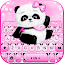 Pink Girly Panda Keyboard Them