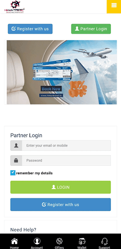Android application Himon Travel screenshort