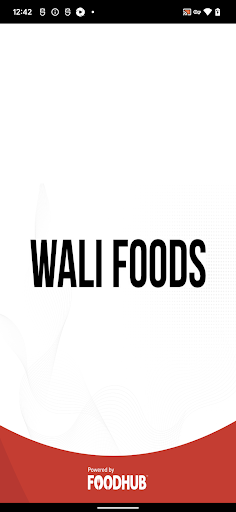 Android application Wali Foods screenshort