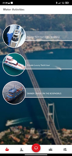 Bosphorus tour Audioguide - ST Screen 3