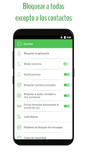 Bloqueador de llamadas y SMS Screenshot
