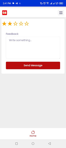 CnG Loyalty App Screen 2