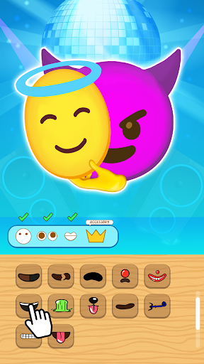 Android application Emoji DIY Mixer screenshort