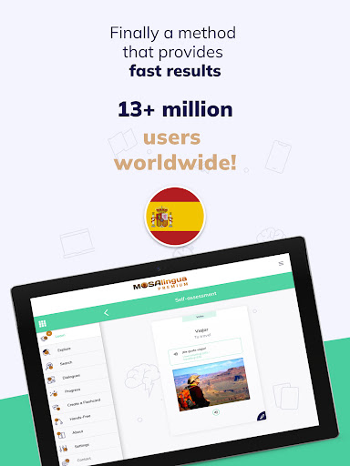 Screenshot of Learn Spanish Fast: Course