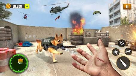 Army Commando Mission Dog Game