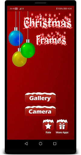 Android application Christmas Frames Photo Editor screenshort