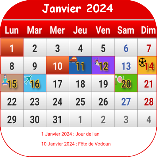 Benin Calendrier 2024 logo
