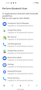 Bluetooth Firewall Screenshot