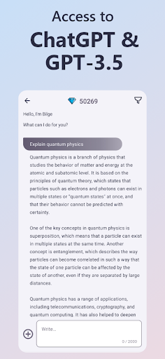 Bilge - AI Powered Chatbot Screen 3