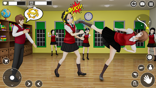 Captura de Pantalla 8 chica anime de secundaria android