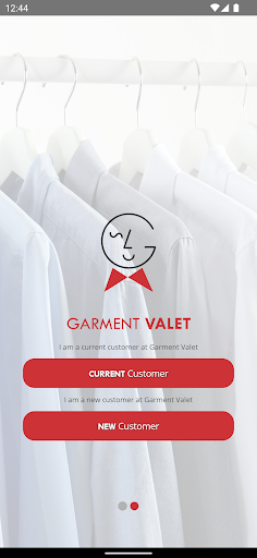 Android application Garment Valet screenshort