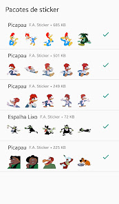 Screenshot 6 WAStickers do Pica-pau em HD android