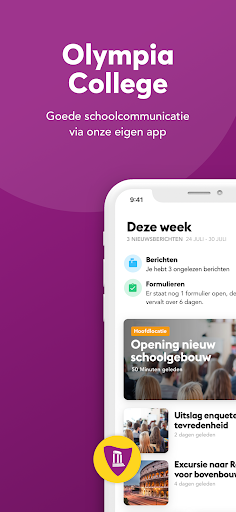 Android application Olympia College screenshort