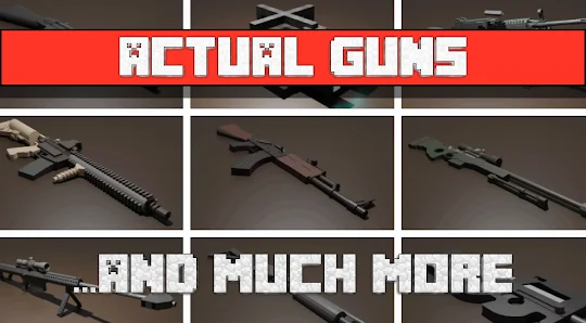 Gun Mod for Minecraft PE