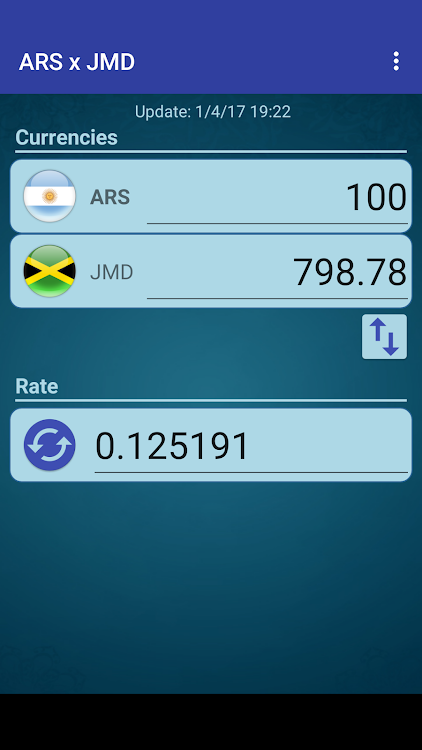 Arg. Peso x Jamaican Dollar - 5.5 - (Android)